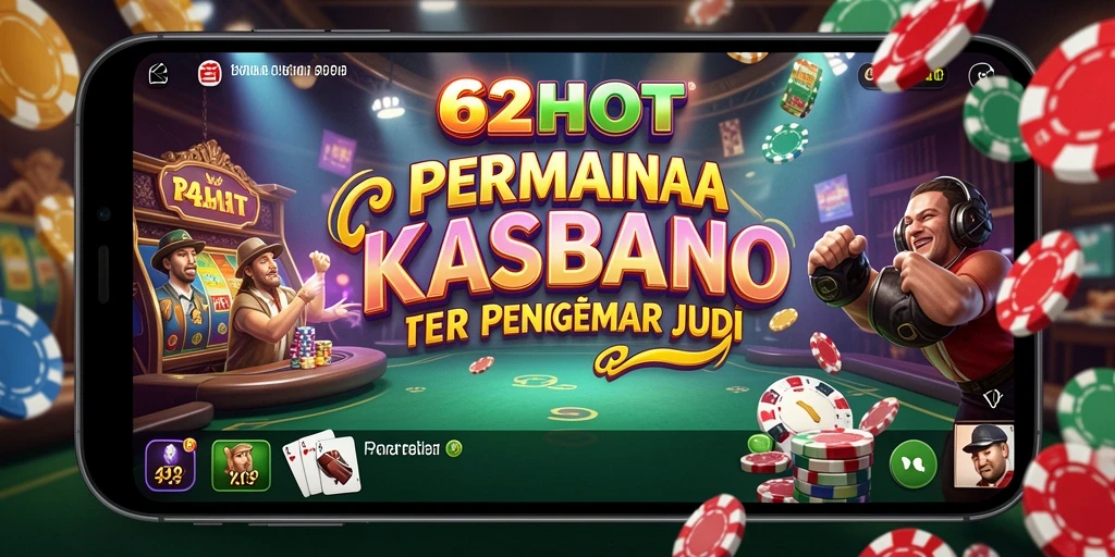 Screenshot gameplay 62HOT menampilkan serunya permainan Kasino.