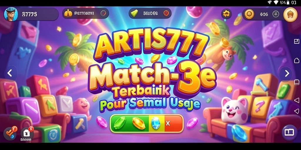 Gameplay seru saat mencocokkan permata di ARTIS777.