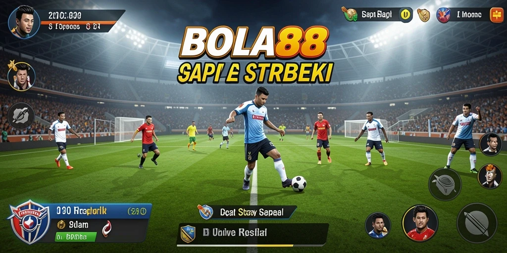 Tampilan gameplay BOLA88 yang seru dan mendebarkan.