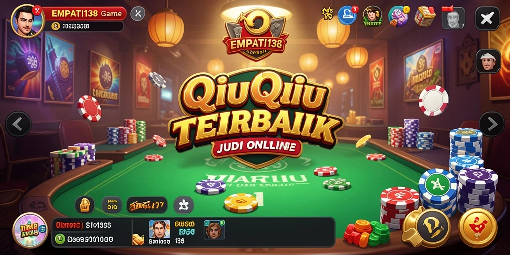 Tampilan gameplay seru dalam EMPATI138 di permainan QiuQiu.