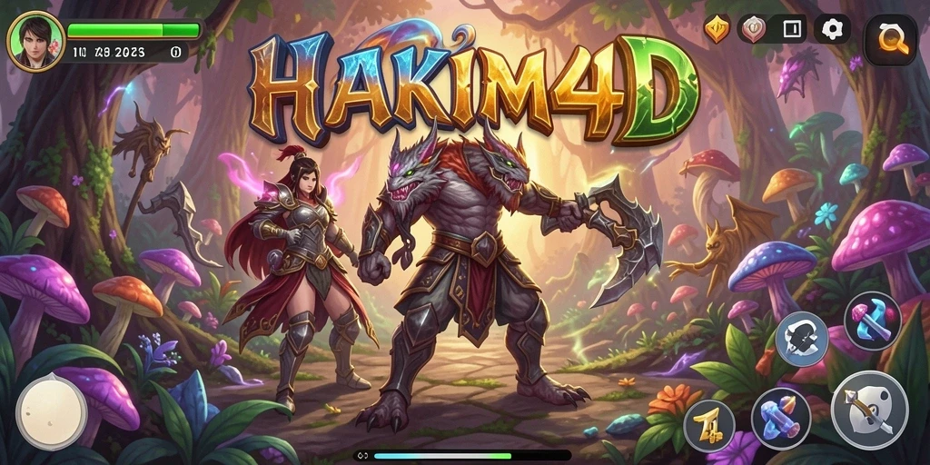 Gameplay HAKIM4D menampilkan aksi petualangan yang mendebarkan.