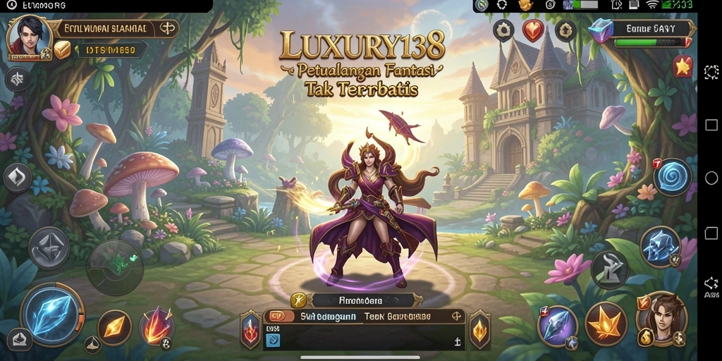 Tampilan gameplay seru dan menarik dari LUXURY138