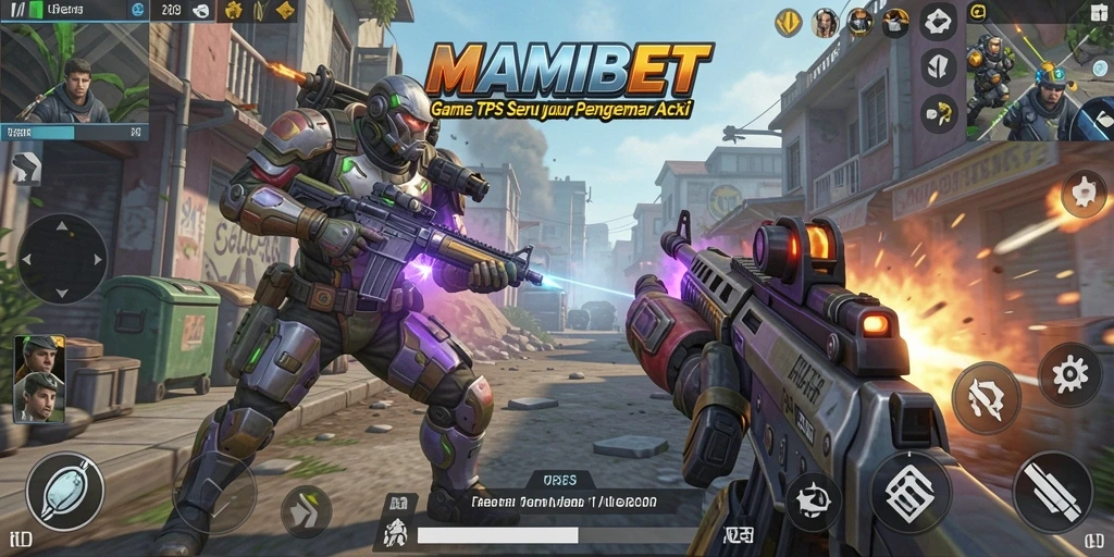 Tampilan menegangkan dari pertempuran dalam MAMIBET dengan aksi TPS.