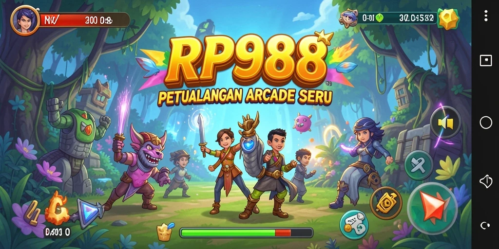 Tampilan gameplay yang memukau dan seru dari RP888.