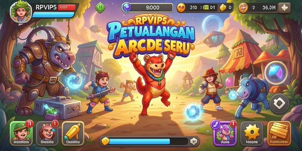 Tampilan menarik dari gameplay RPVIP5 yang penuh aksi.