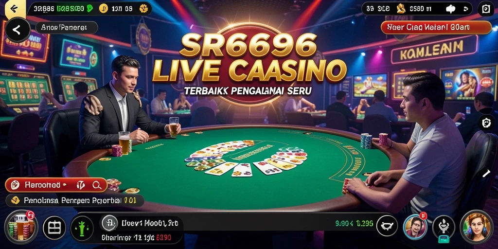 Gameplay Live Casino yang menarik dengan dealer profesional.