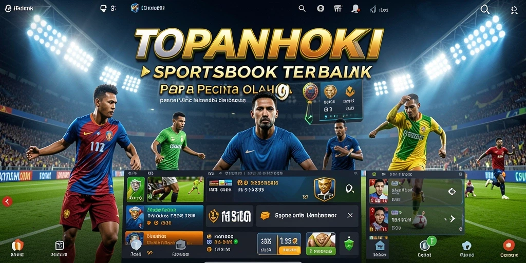 Tampilan antarmuka menarik dari aplikasi TOPANHOKI dalam aksi taruhan.