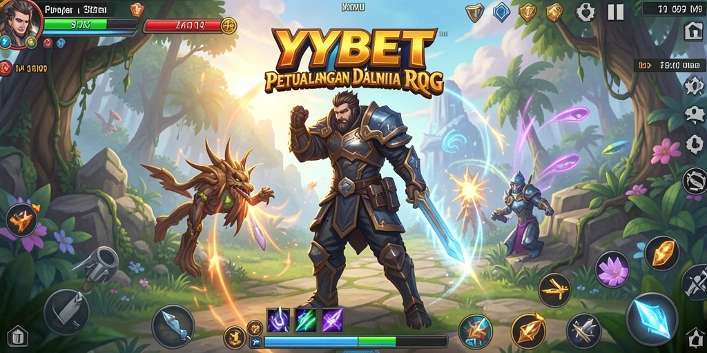 Tampilan gameplay seru dalam dunia RPG yang menantang.